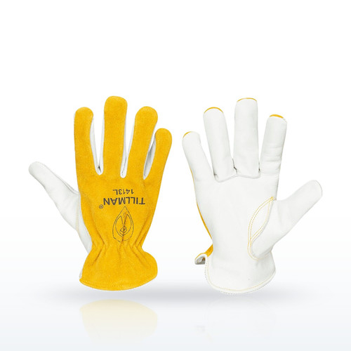 Tillman 1413L Grain and Split Cowhide Drivers Gloves