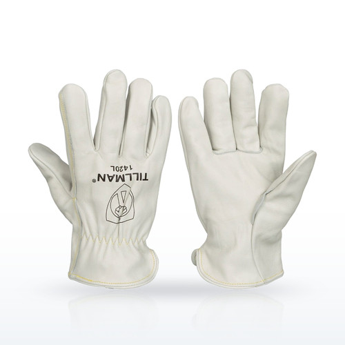 Tillman 1420 Premium Top Grain Cowhide Drivers Gloves, Straight Thumb