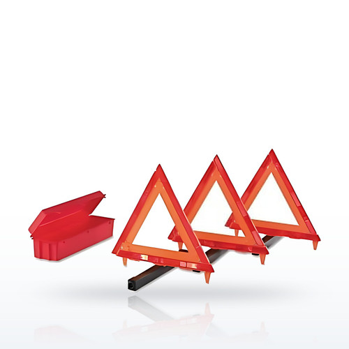 Cortina 9503009 Safety Cones, Triangle Warning Kit, 18 in