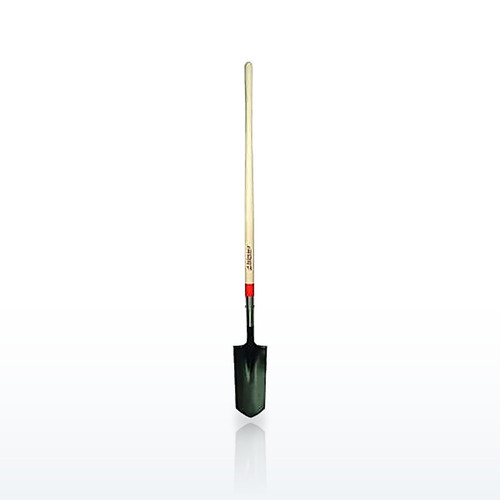 Trenching/Ditching Shovel, 11.5 in L x 5 in W Blade, 48 in Hardwood Handle