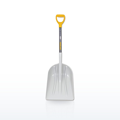 TRUE TEMPER® Poly Scoop with Hardwood Handle, 20 in L x 15 in W Blade