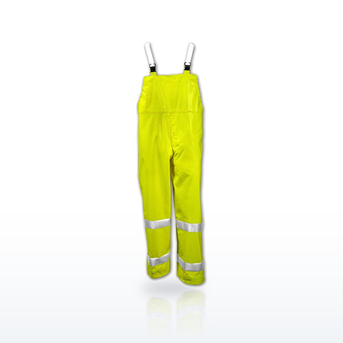 Tingley Comfort-Brite O53122 Class E Hi-Vis PVC Rain Bib Overalls
