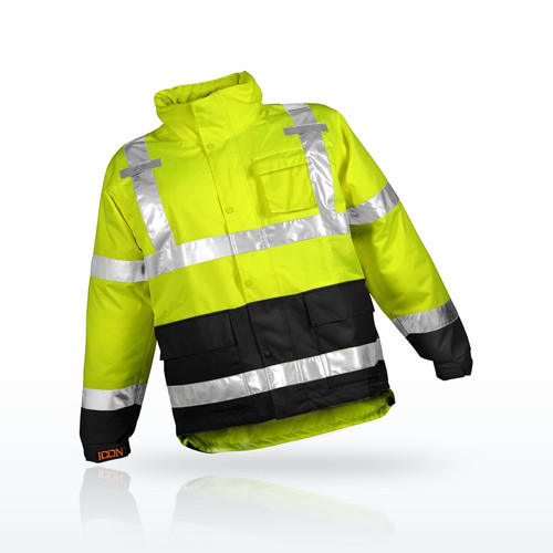 Tingley Icon J24122 Class 3 Hi-Vis Breathable Rain Jacket