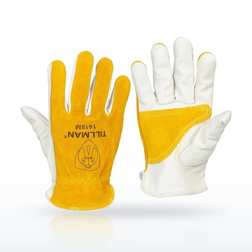 Tillman 1418 Double Palm Top Grain Cowhide Drivers Gloves