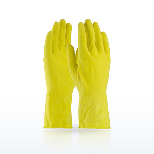 Unsupported Latex, Flock Lined with Honeycomb Grip - 14 Mil, 48-L140Y