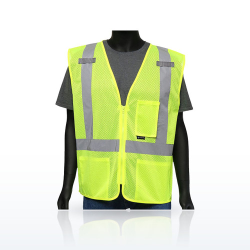 Viz-Up™ ANSI Type R Class 2 Three Pocket Mesh Vest, 47209