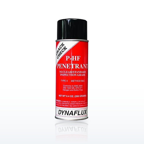 Dynaflux PHF31516 Visible Dye Penetrant System Penetrant, 16 oz, Aerosol Can