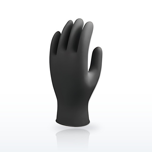 SHOWA 7700PFTL Disposable Nitrile Gloves, 4 mil, Large