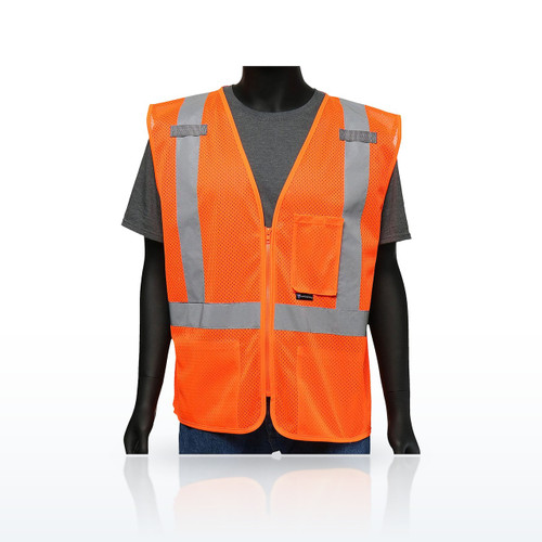 Viz-Up™ ANSI Type R Class 2 Three Pocket Mesh Vest, 47210