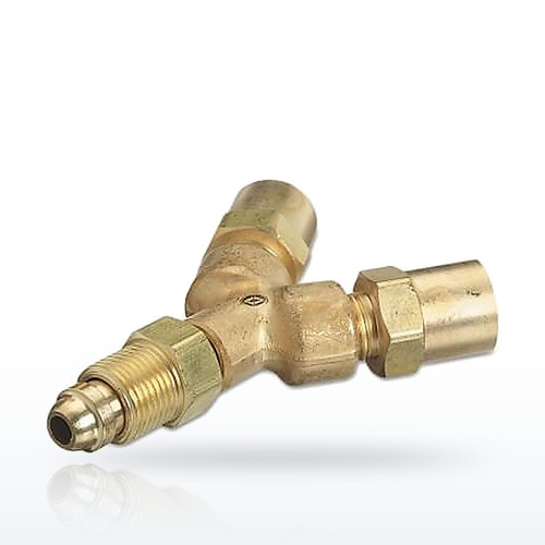 Western Enterprises Y Connection, 200 psi, Brass, 5/8 in-18 (M)
