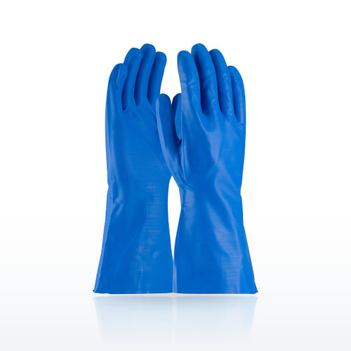 Unsupported Nitrile, Flock Lined with Raised Diamond Grip - 15 Mil, 50-N160B