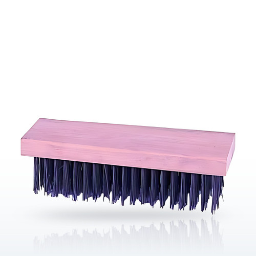 Weiler® Block Type Scratch Brushes, 7 1/4", 6X19 Rows, Round Steel Wire