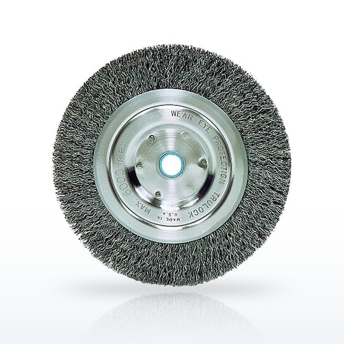 Weiler® Medium-Face Crimped Wire Wheels
