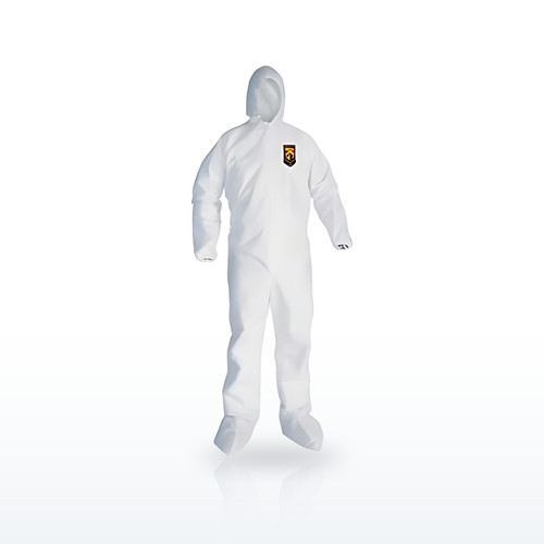 KleenGuard 4912 Coveralls & Overalls, A20 Particle Protection Coveralls, White