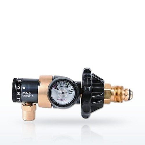Western Enterprises Regulator, CO2/Argon, 0 to 60 CFH, CGA-580, 3000 psi inlet
