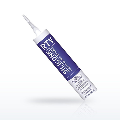 White Lightning WL099112W Contractor RTV Silicone Sealant, 10 oz Cartridge