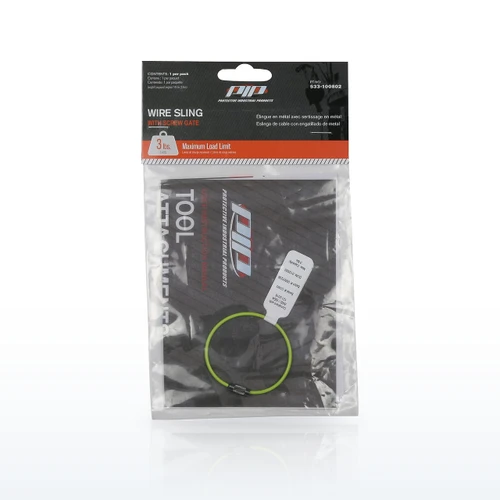 PIP 533-100802 Tool Tethers, Wire Sling, Screw Gate