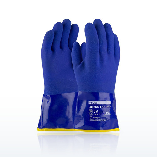 XtraTuff™ Cold Resistant PVC Glove with Detachable Acrylic Liner and Sandy