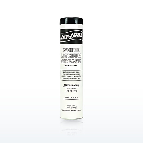 White Lithium Grease, with PTFE, 14 oz, Can