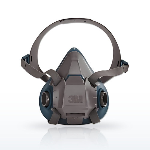 3M Cartridge Respirators, Rugged Comfort Half-Facepiece Reusable Respirator