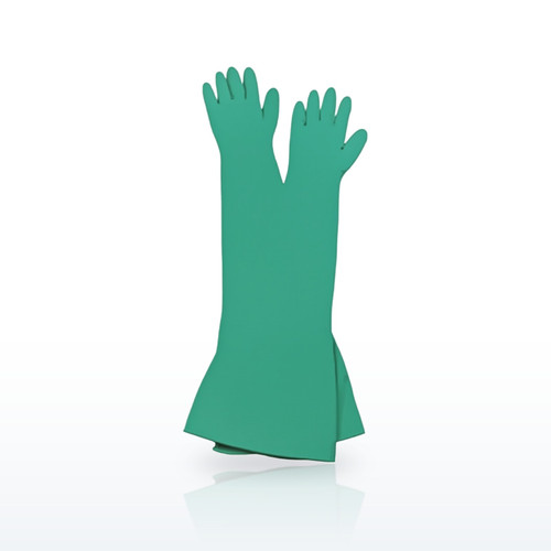 North 10LA1832A Chemical Resistant Gloves, 18 Mil Nitrile Glovebox Glove, 32