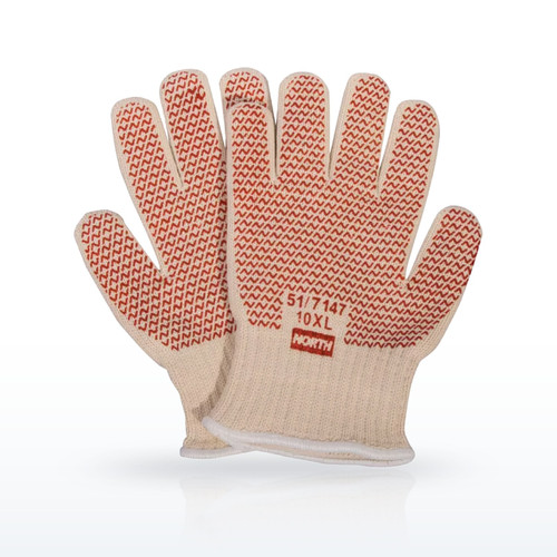 North Hot Mill Glove-in-Glove - Cotton/Poly Knit, Double-Sided Nitrile Coated