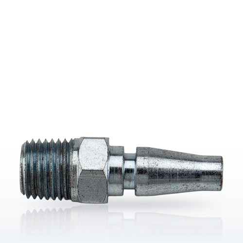 North Male Coupler - Schrader, for 3/8" ID Hose