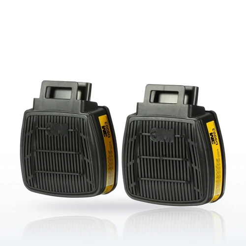 3M D8003 Cartridge Respirators, Secure Click Organic Vapor/Acid Gas Cartridge