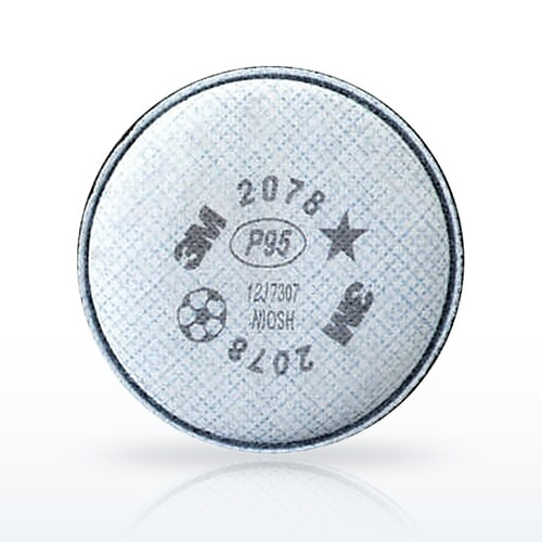 3M 2078 Cartridge Respirators, Particulate Filter, P95