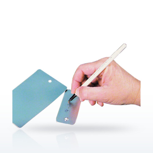 Accuform Blank Aluminum Write-On Tags with Eyelet - 2 x 4 in, Pack of 25