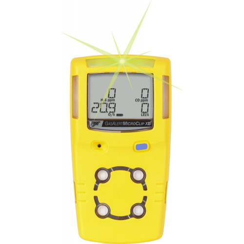 Honeywell BW MicroClip XL Portable Hydrogen Sulfide And Carbon Monoxide Multi Gas Detector, MCXL-00HM-Y-NA
