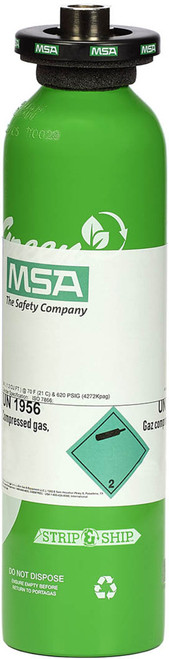 MSA 10045035 Calibration Kits & Calibration Gas, 20PPM Hydrogen Sulfide 60PPM