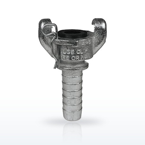 Air King® 2-Lug Hose End, 3/4 in M Barb, 25/32 in dia x 2-1/2 in W x 3-15/16 in