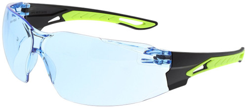 MCR Safety Hulk® HK5 Series Safety Glasses, Hi-Vis Lime/Black TPR Temples - HK5