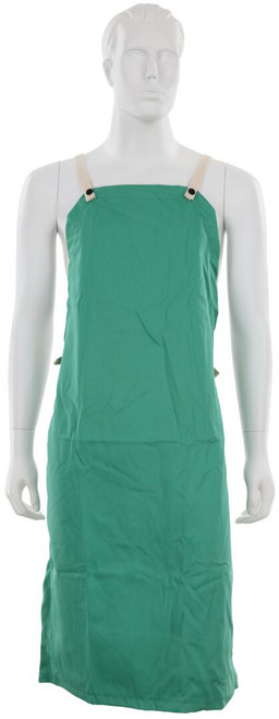 MCR Safety 39142 Welding Apparel, Welding Gear, Green Cotton Welding Apron