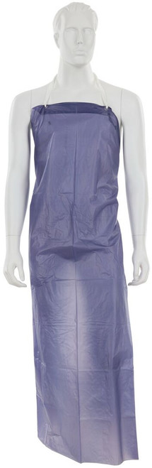 MCR Safety Blue Vinyl Apron, 6 mil Thickness - O63S7
