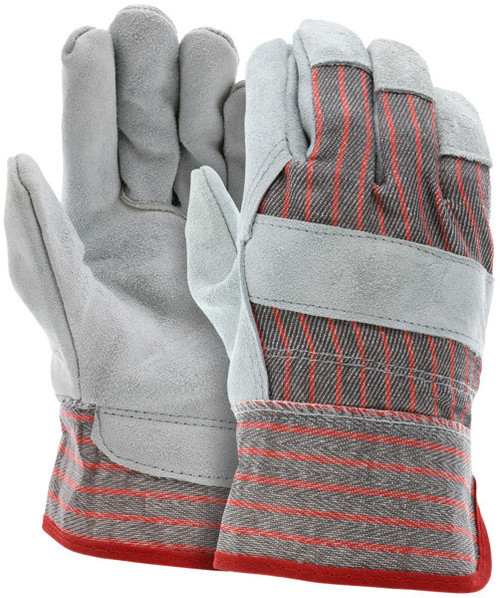 MCR Safety 1201S Leather Palm Work Gloves
