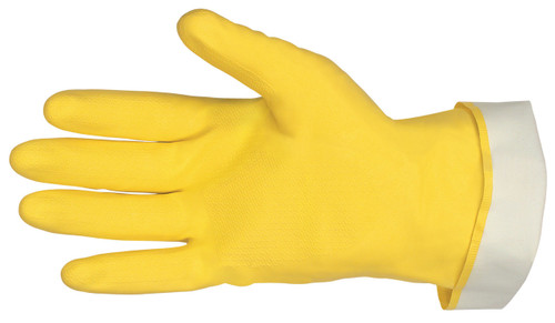 MCR Safety Chemical Resistant Gloves, Latex Coated, 18 mil Thickness