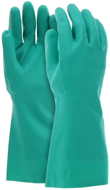 MCR Safety Nitri-Chem Chemical Resistant Gloves, Nitrile Coated, Economy Grade