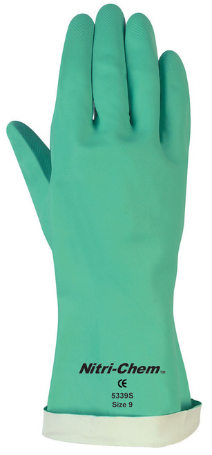 MCR Safety 533 Chemical Resistant Gloves, Nitrile Coated
