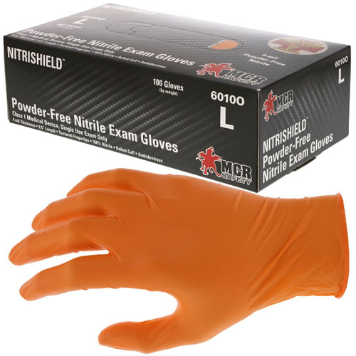 MCR Safety NitriShield 6010O Chemical Resistant Gloves, Nitrile Coated