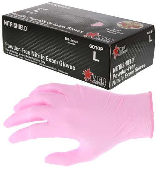 MCR Safety NitriShield 6010P Chemical Resistant Gloves, Nitrile Coated