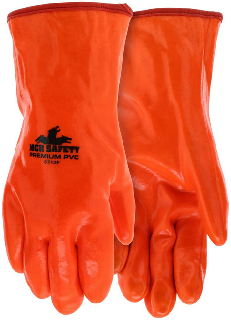 MCR Safety 6712F Cut Resistant Gloves, ANSI A2, PVC Coated