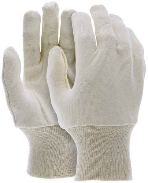 MCR Safety 8000I String Knit Gloves, Natural Jersey Work Gloves, Knit Wrist