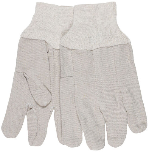 MCR Safety 8300A String Knit Gloves, Cotton Canvas Work Gloves, Clute Pattern