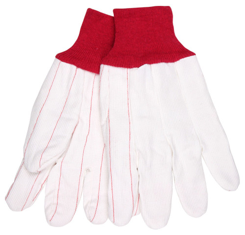 MCR Safety 9018CDPCR String Knit Gloves, Double Palm Work Gloves