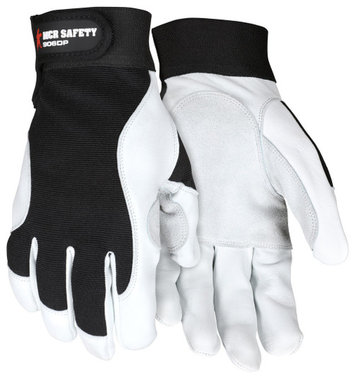 MCR Safety Mechanics Work Gloves, Grain Goatskin - 906DP