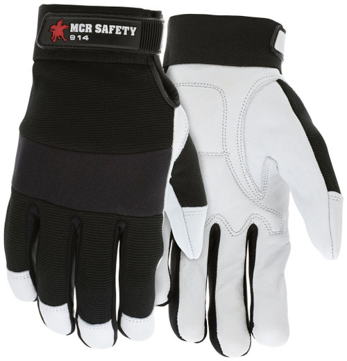 MCR Safety Mechanics Gloves, Premium Grain Goatskin - 914