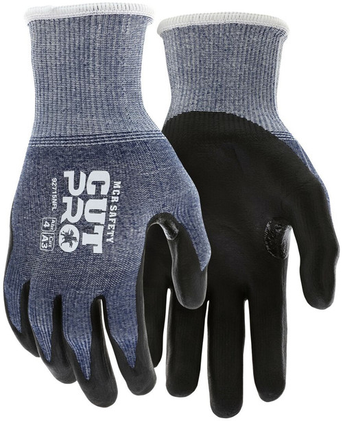 MCR Safety CutPro 92715NF Cut Resistant Gloves, ANSI A3, Nitrile Coated