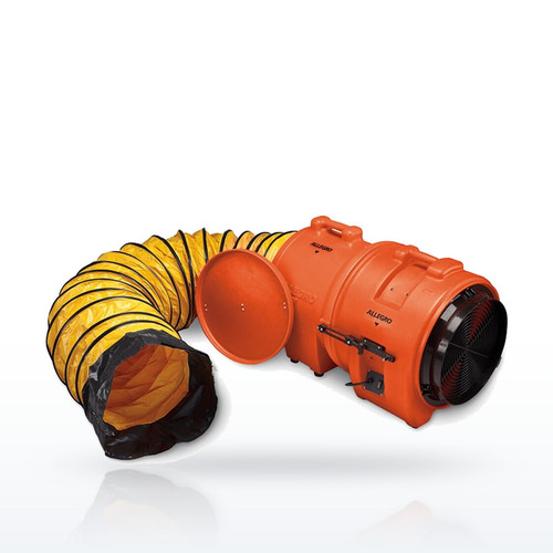 Allegro 16 in Plastic Axial Blower with Ducting and Canister, 1 HP
